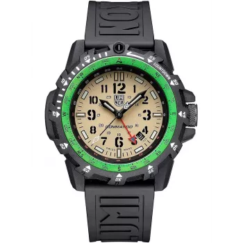 Luminox Atacama Field Day Date reloj hombre XL.3321 45mm esfera negra correa de piel negra
