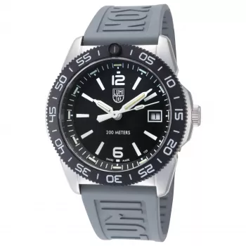 Reloj de hombre Luminox Atacama Field Day Date 1920 Series suizo cuarzo 44mm correa de piel marrón XS.CA22M