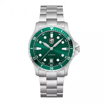 LUMINOX Reloj de hombre XS.0957 42mm Swiss Quarz Esfera verde Correa de nailon