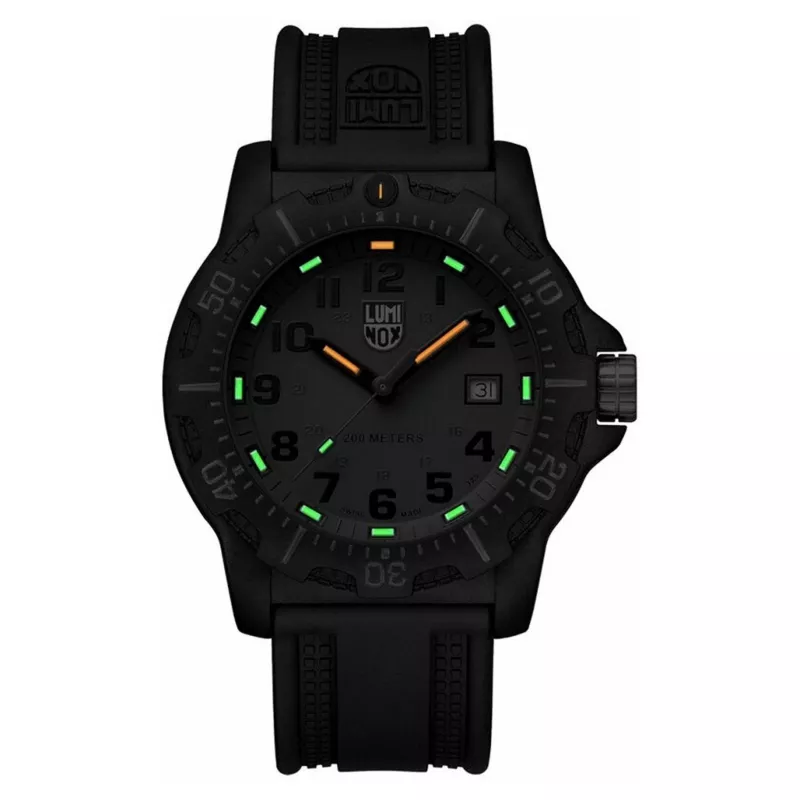 LUMINOX reloj de hombre XL.8882.F 45mm cuarzo suizo con caja Carbonox y correa de caucho negra