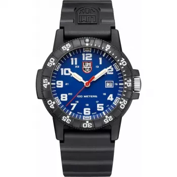 Luminox reloj hombre XS.0323.L 44mm cuarzo suizo con esfera azul y correa de caucho negra