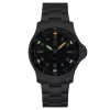 LUMINOX Hombre XS.0941 Atacama Field Automatic 1940 Series Reloj 44mm esfera negra correa de piel