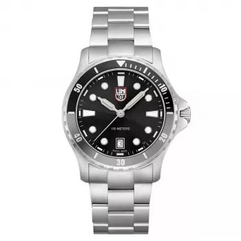 LUMINOX Hombre XS.0941 Atacama Field Automatic 1940 Series Reloj 44mm esfera negra correa de piel