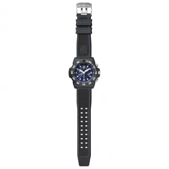 Luminox Navy SEAL Cronógrafo serie 3580 Reloj de hombre XS.3583 45mm Carbonox negro goma