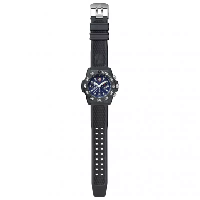 Luminox Navy SEAL Cronógrafo serie 3580 Reloj de hombre XS.3583 45mm Carbonox negro goma
