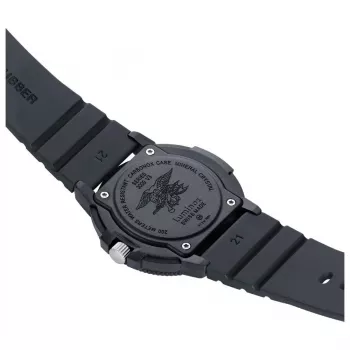 Luminox Navy SEAL Colormark 3000 Series Reloj de hombre XS.3005.F 43mm Negro Caucho