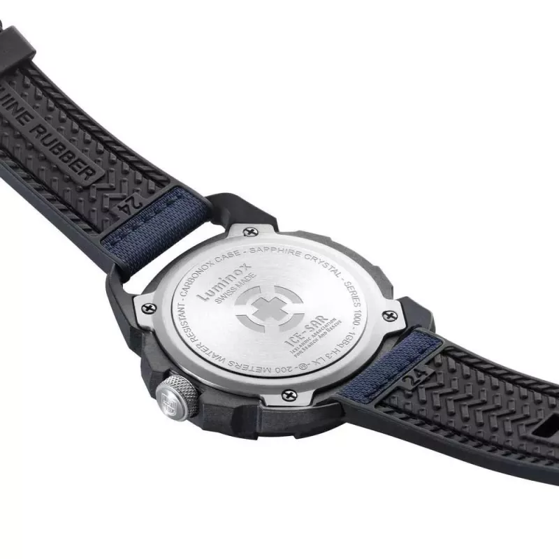 Luminox XL.1003.ICE ICE-SAR Arctic 1000 Series Reloj de hombre 46mm esfera azul correa de caucho azul