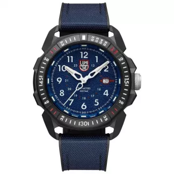 Luminox XL.1003.ICE ICE-SAR Arctic 1000 Series Reloj de hombre 46mm esfera azul correa de caucho azul