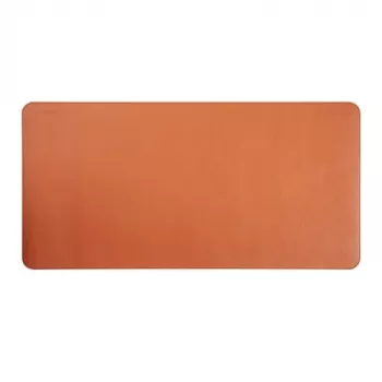 LUMIVIDA HS084936 Alfombrilla de escritorio grande de PVC y piel, 1200x600 mm, naranja