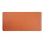 LUMIVIDA HS084936 Alfombrilla de escritorio grande de PVC y piel, 1200x600 mm, naranja
