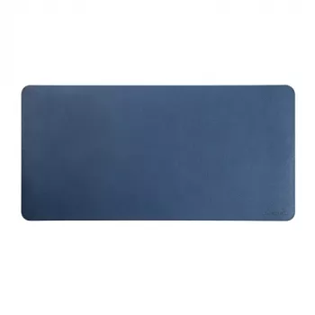 LUMIVIDA Alfombrilla de escritorio grande de PVC y piel 1200x600 mm azul