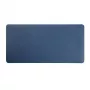 LUMIVIDA Alfombrilla de escritorio grande de PVC y piel 1200x600 mm azul
