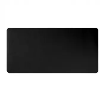 LUMIVIDA Alfombrilla de ratón grande de PVC y piel con base de goma antideslizante, 1200x600mm, Negra