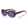 M MISSONI gafas de sol mujer MMI0071SB3V - montura de acetato negra, lentes de policarbonato grises, 52 mm