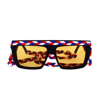 M Missoni Gafas de sol de mujer MMI0086S807 negro gris cuadradas acetato 57mm