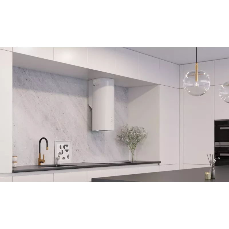 Campana de pared MAAN Elba 2 W835 blanca 80 cm