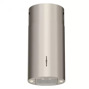 MAAN ELBA2 39 Satin Campana de pared con chimenea, 320 m³/h LED