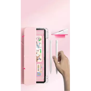 MACHINO TAB Funda para iPad Pro 12.9 2018-2022/ AIR 13 2024 Rosa