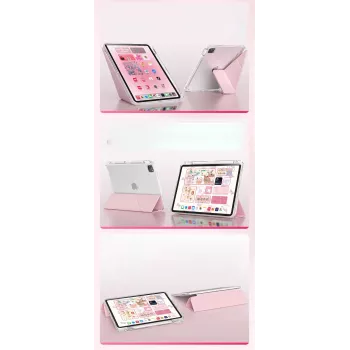 MACHINO TAB Case para iPad Pro 13 2024 Rosa