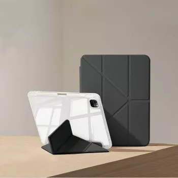 MACHINO TAB funda para iPad Pro 2/3/4 11 2020/2021/2022 y iPad Air 4/5 10.9 y iPad Air 11 (2024) negro