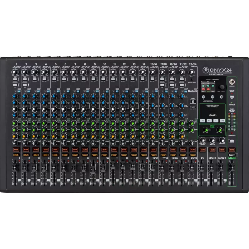 Mackie Onyx24 Mezclador analógico de 24 canales con interfaz USB