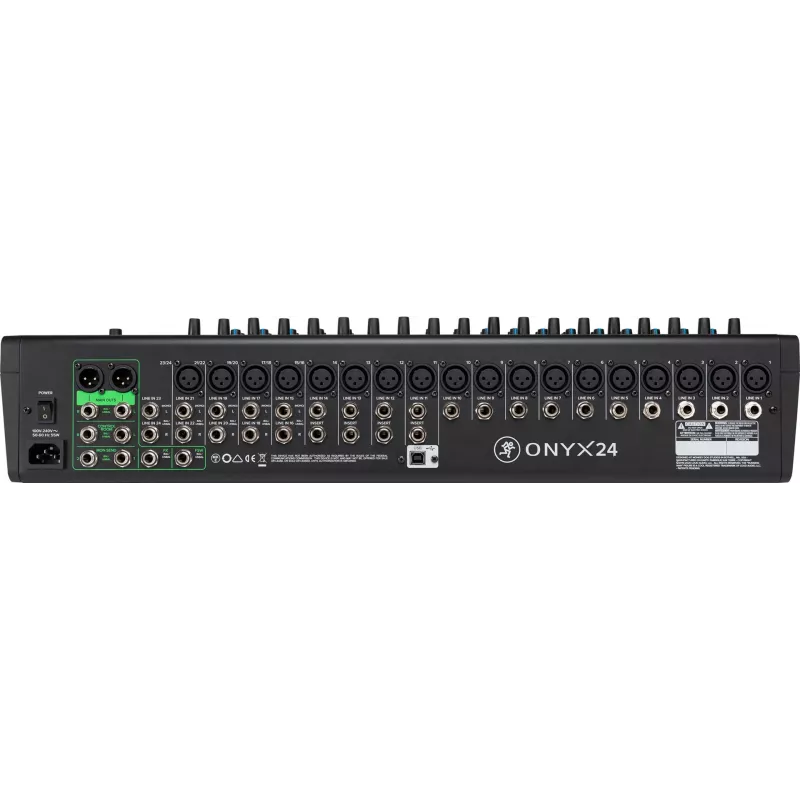 Mackie Onyx24 Mezclador analógico de 24 canales con interfaz USB