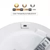MACLEAN Panel de techo LED 7en1 empotrable Ultra Slim 30W 3 colores (WW, NW, CW) Led4U LD142 con sensor de microondas y fuente de alimentación integrada
