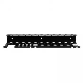 MACLEAN MC-141 organizador de herramientas de pared con 20 contenedores y 11 ganchos, negro/rojo, 800x400x195 mm
