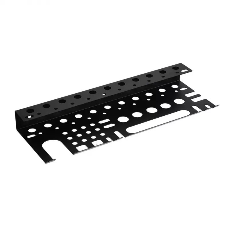 MACLEAN MC-141 organizador de herramientas de pared con 20 contenedores y 11 ganchos, negro/rojo, 800x400x195 mm