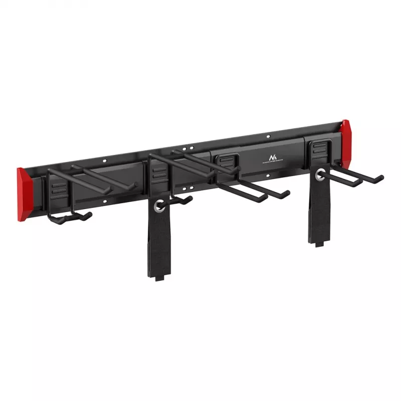 Organizador de herramientas de acero para pared Maclean MC-178, carga 136 kg, 816 mm de ancho, panel perforado