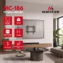 MACLEAN MC-186 soporte de pared inclinable para TV para pantallas de 13-43 inch, VESA 200x200, 45 kg, Negro