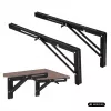 Maclean MC-196 soportes plegables para estantes de pared, 350-700 mm, máx. 50 kg, 2 uds.