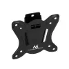 Maclean MC-715 Soporte de pared fijo para TV para pantallas LCD LED Plasma de 13-27 pulgadas, VESA 75x75 100x100, 20 kg, Negro