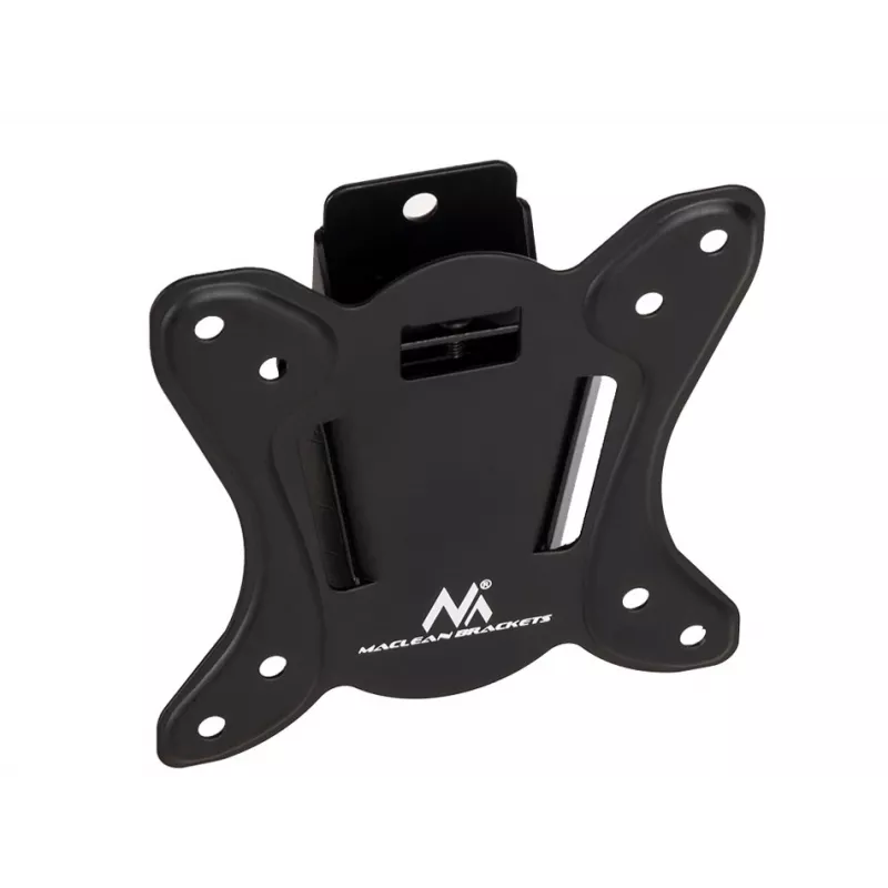 Maclean MC-715 Soporte de pared fijo para TV para pantallas LCD LED Plasma de 13-27 pulgadas, VESA 75x75 100x100, 20 kg, Negro