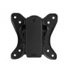 Maclean MC-715 Soporte de pared fijo para TV para pantallas LCD LED Plasma de 13-27 pulgadas, VESA 75x75 100x100, 20 kg, Negro