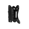 Maclean MC-715 Soporte de pared fijo para TV para pantallas LCD LED Plasma de 13-27 pulgadas, VESA 75x75 100x100, 20 kg, Negro