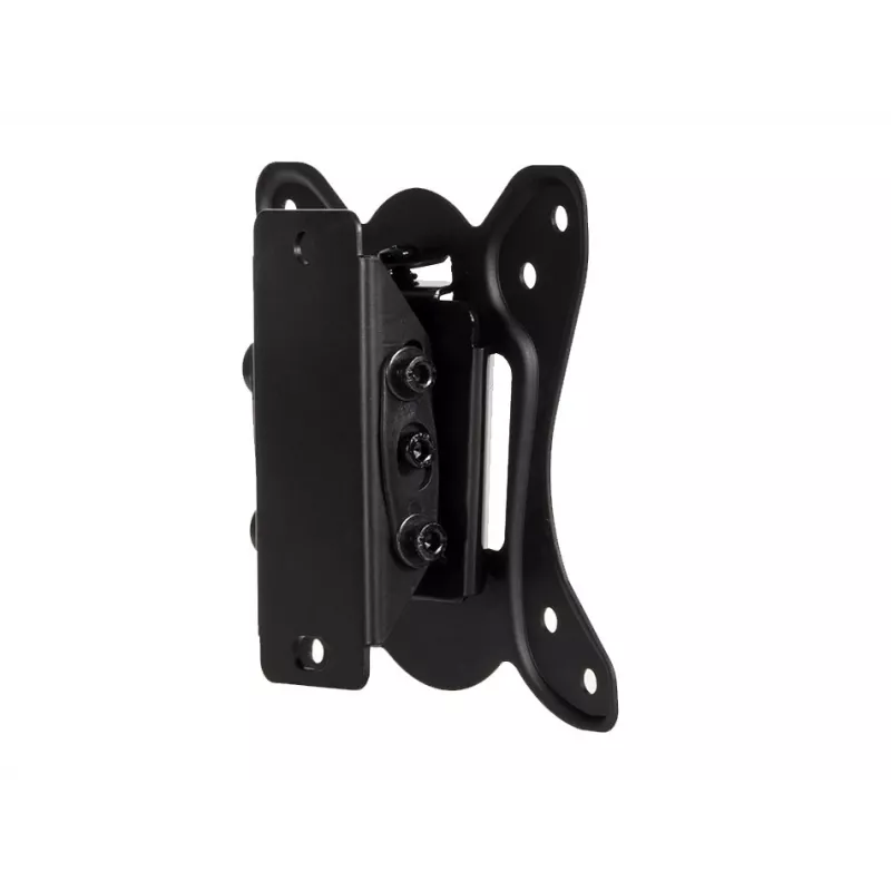Maclean MC-715 Soporte de pared fijo para TV para pantallas LCD LED Plasma de 13-27 pulgadas, VESA 75x75 100x100, 20 kg, Negro