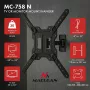 Maclean MC-758 N soporte fijo para televisores y monitores de 23-65 pulgadas, 30 kg, VESA 400x400, negro