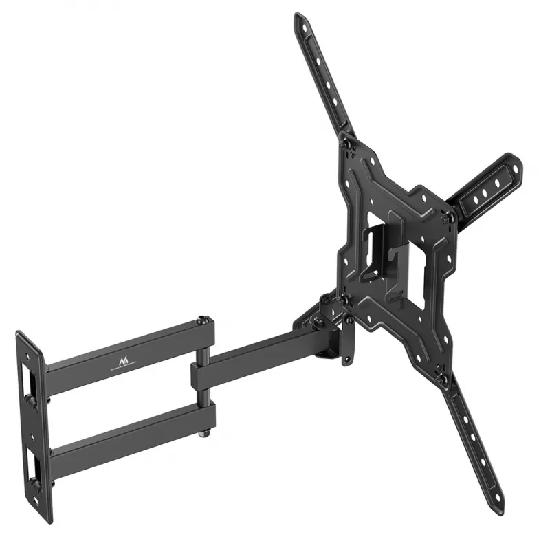 Maclean MC-759 N soporte de pared fijo para TV/monitor para pantallas de 23–65 pulgadas, 30 kg, VESA hasta 400x400, negro