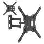 Maclean MC-759 N soporte de pared fijo para TV/monitor para pantallas de 23–65 pulgadas, 30 kg, VESA hasta 400x400, negro