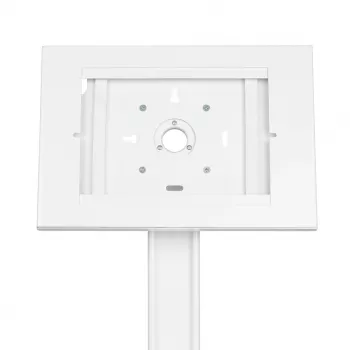 Maclean MC-908W soporte seguro para tablet con cerradura de llave para tablets de 9,7-10,5 pulgadas, sobremesa, negro