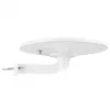 Antena omnidireccional activa Maclean MCTV-103 para DVB-T/T2 HEVC para autocaravana, 12V