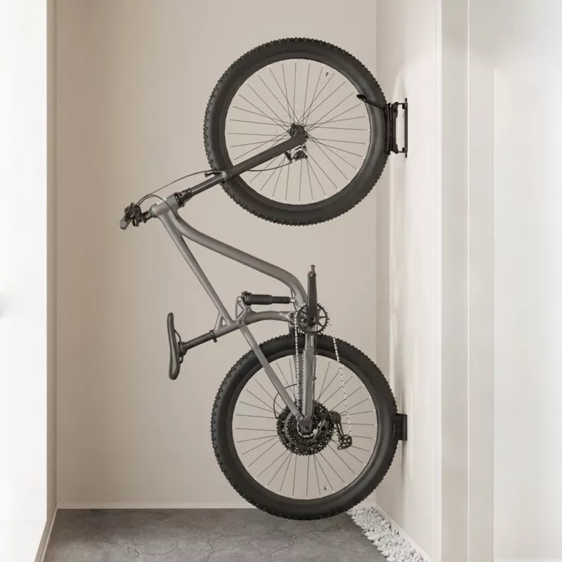 Soporte de pared para bicicleta Maclean, carga máx. 35 kg, ángulo de inclinación ajustable, acero, MC-171
