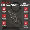 Soporte de pared para bicicleta Maclean, carga máx. 35 kg, ángulo de inclinación ajustable, acero, MC-171