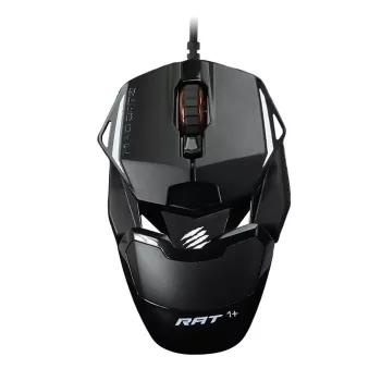 Mad Catz THE AUTHENTIC R.A.T. 1+ Ratón gaming (MR01MCINBL000-0) - Negro/Rojo