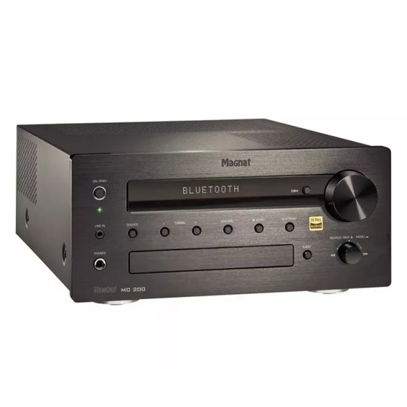 MAGNAT MC-200 amplificador estéreo con Bluetooth 5.0, Wi-Fi, DAB+ y entrada Phono MM