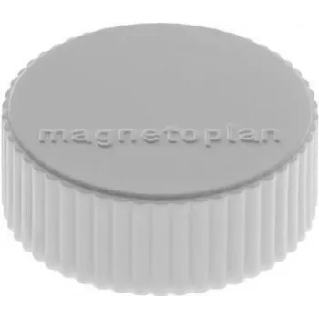 MAGNETOPLAN HOLTZ Discofix Imán redondo Magnum, Gris, núcleo de ferrita macizo, 2,0 kg de fuerza de sujeción 1660001
