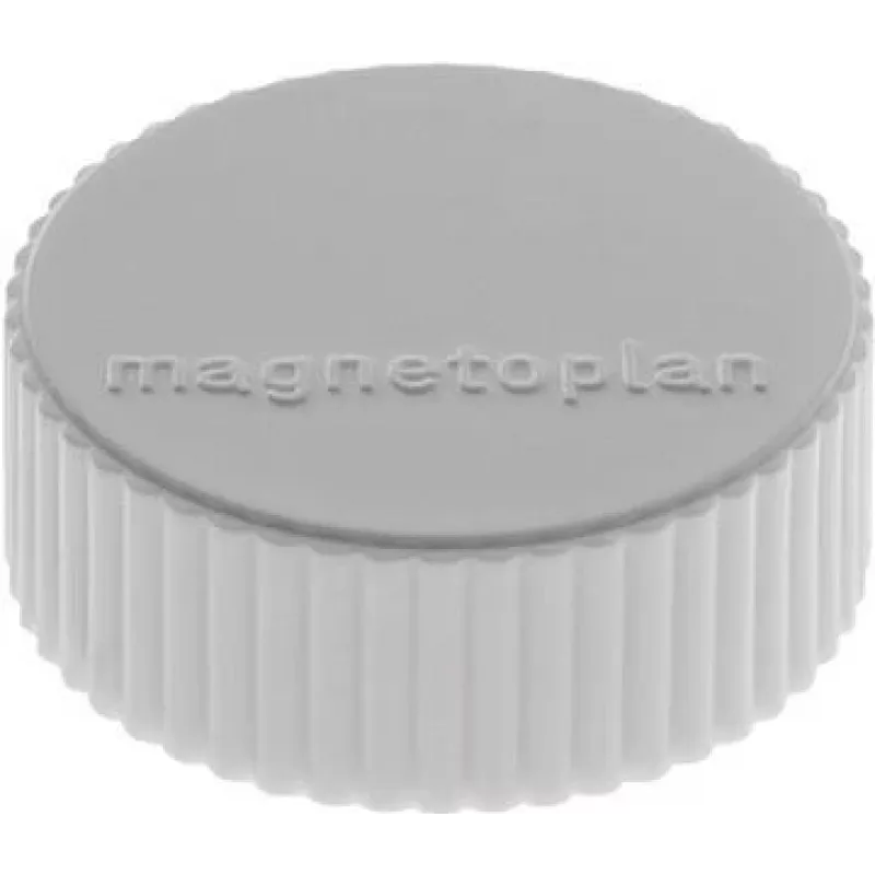MAGNETOPLAN HOLTZ Discofix Imán redondo Magnum, Gris, núcleo de ferrita macizo, 2,0 kg de fuerza de sujeción 1660001