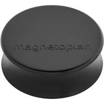 MAGNETOPLAN HOLTZ Ergo Imanes grandes Negros 34 mm pack de 10 1665012