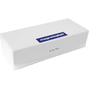 MAGNETOPLAN HOLTZ Borrador magnético para pizarra blanca con papel reemplazable, gris (12295)